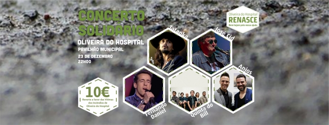 Grandes músicos juntam-se em concerto solidário de apoio às vítimas dos incêndios de Oliveira do Hospital