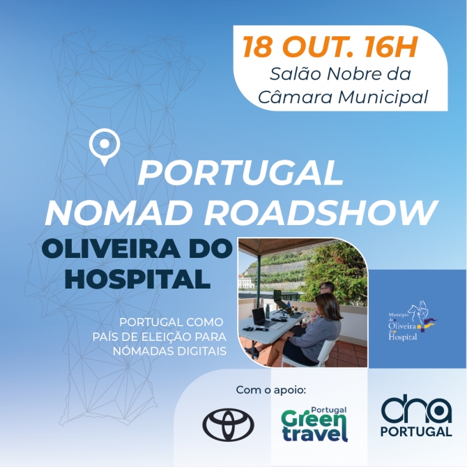 Oliveira do Hospital recebe evento “Portugal Nomad Roadshow”